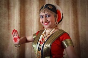 Demonstrative performance of graduates of the Indian dance class of the «Kerala» center